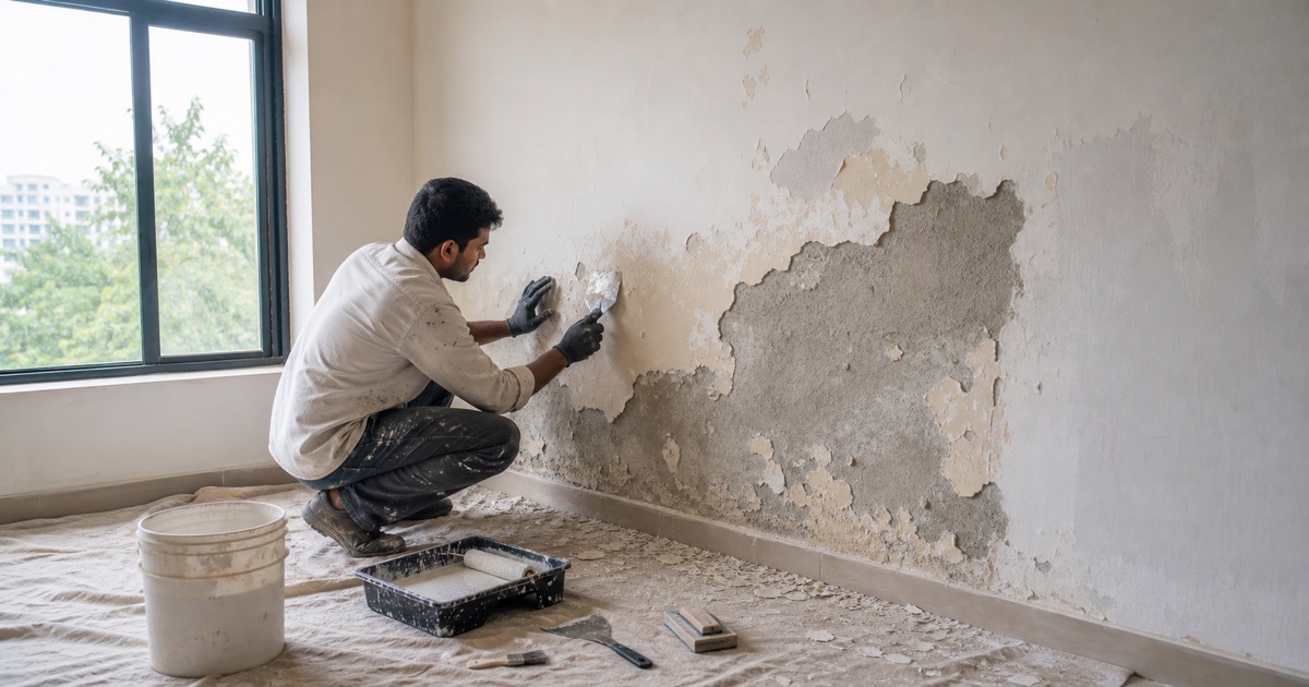 How to Fix Peeling Paint on Walls — Causes & Permanent Solutions