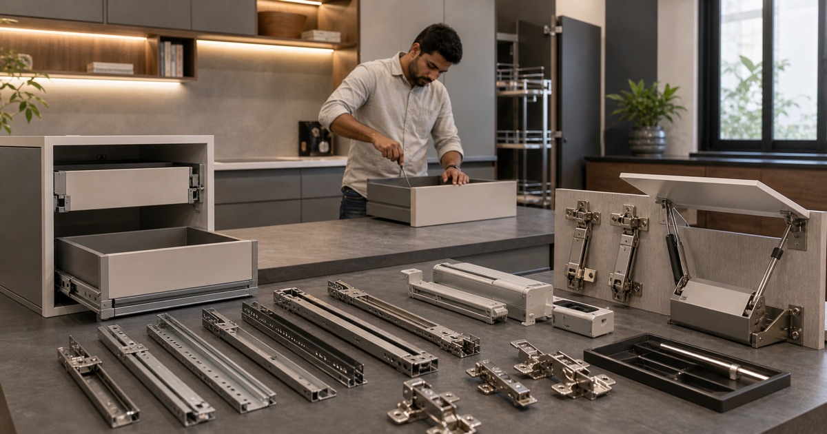 Hettich Kitchen Hardware Guide — Hinges, Channels & Accessories