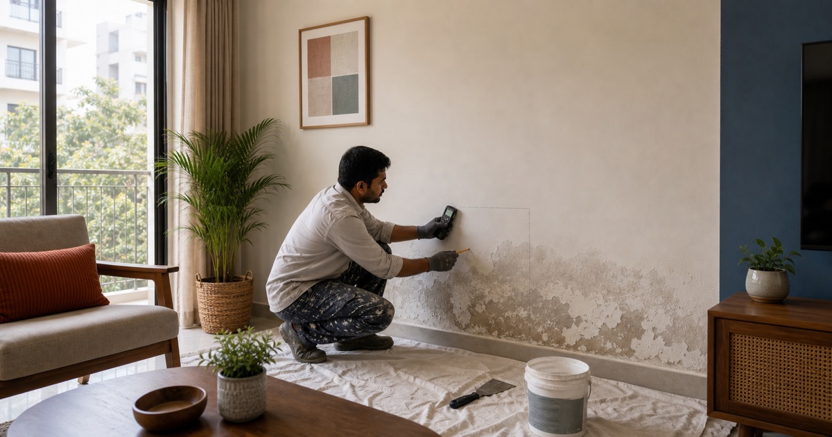 How to Remove Dampness from Walls Permanently — Bangalore Guide