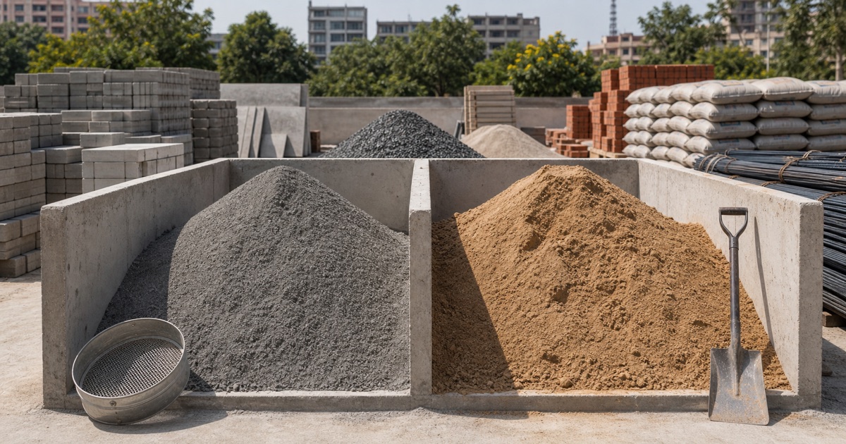 Sand Price in Bangalore 2026 — M Sand vs River Sand Compared