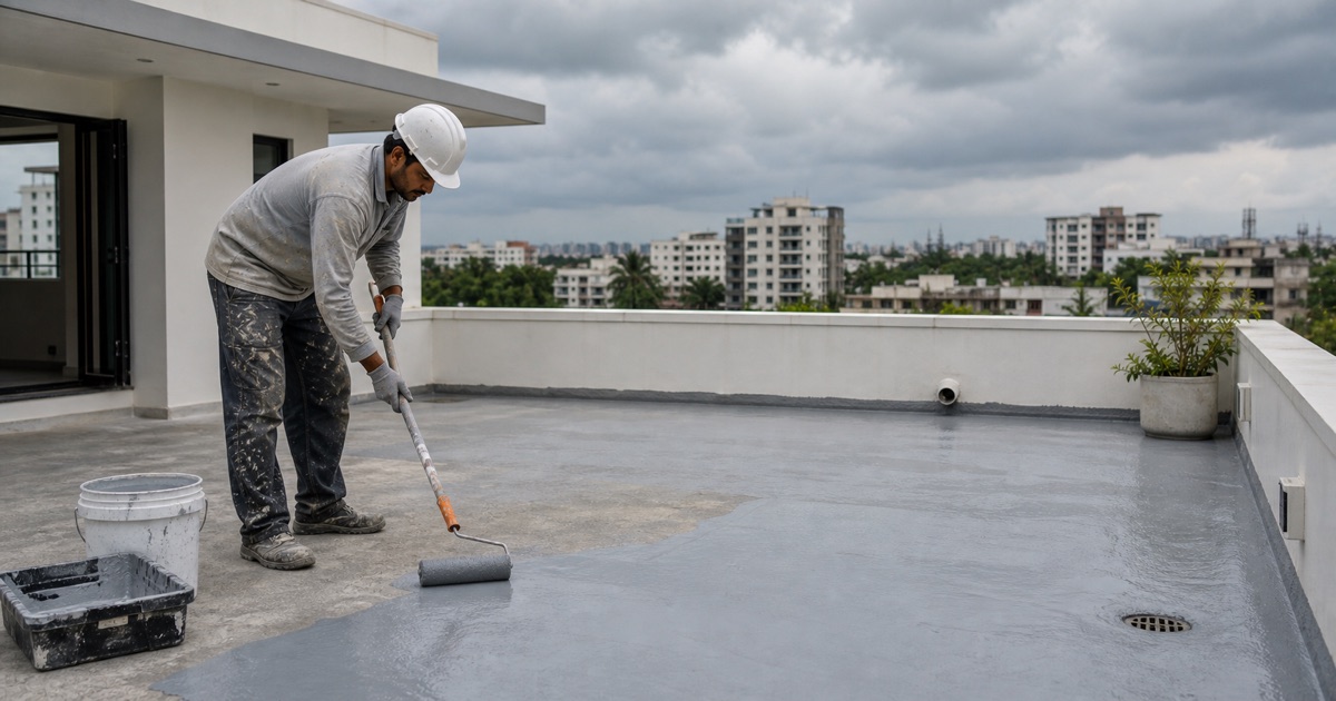 Terrace Waterproofing in Bangalore — Cost, Methods & Products